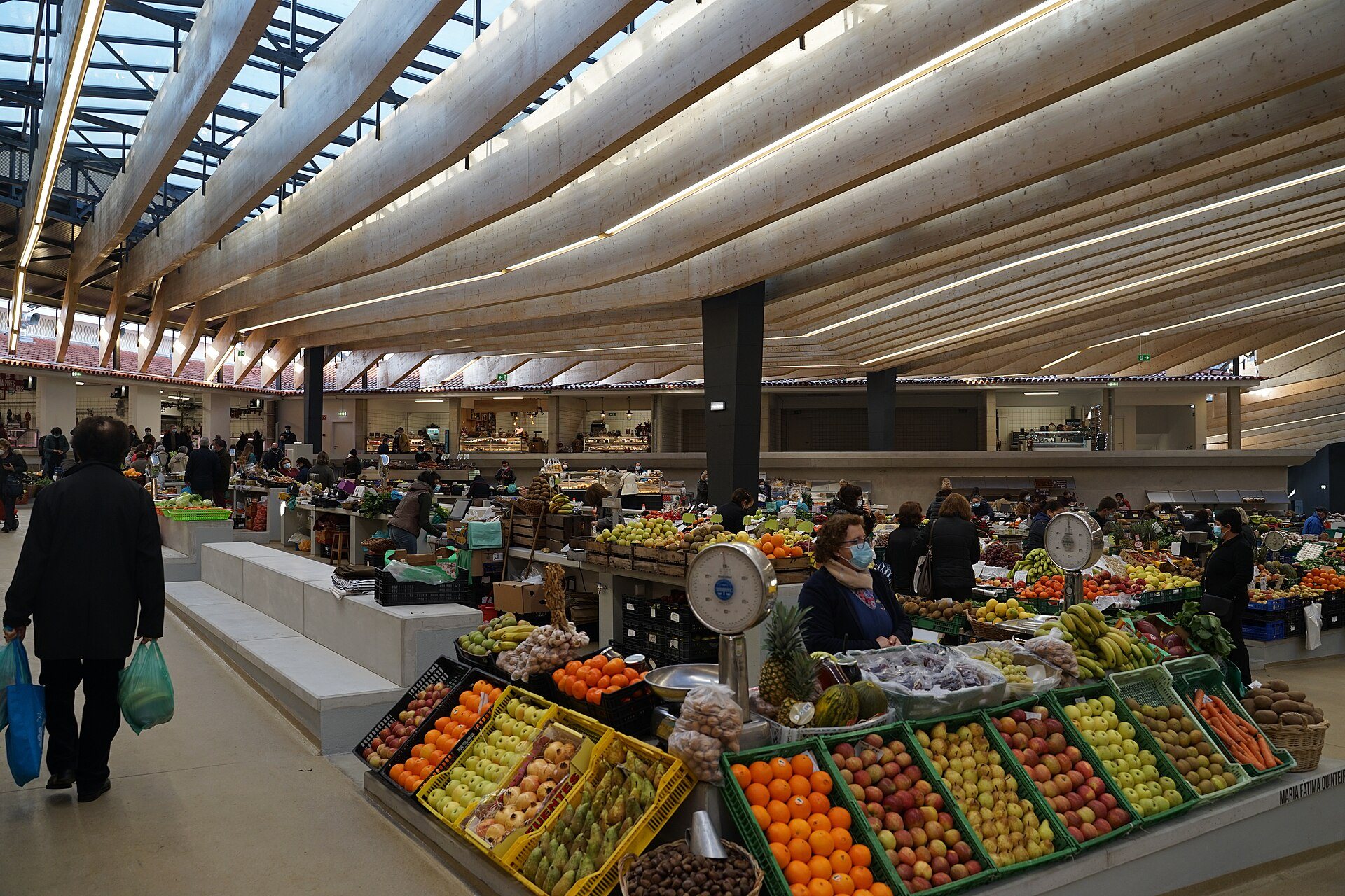 A municipal market in the Minho